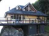 Rustic and comfortable accomodations, hearty food and spectacular beauty.